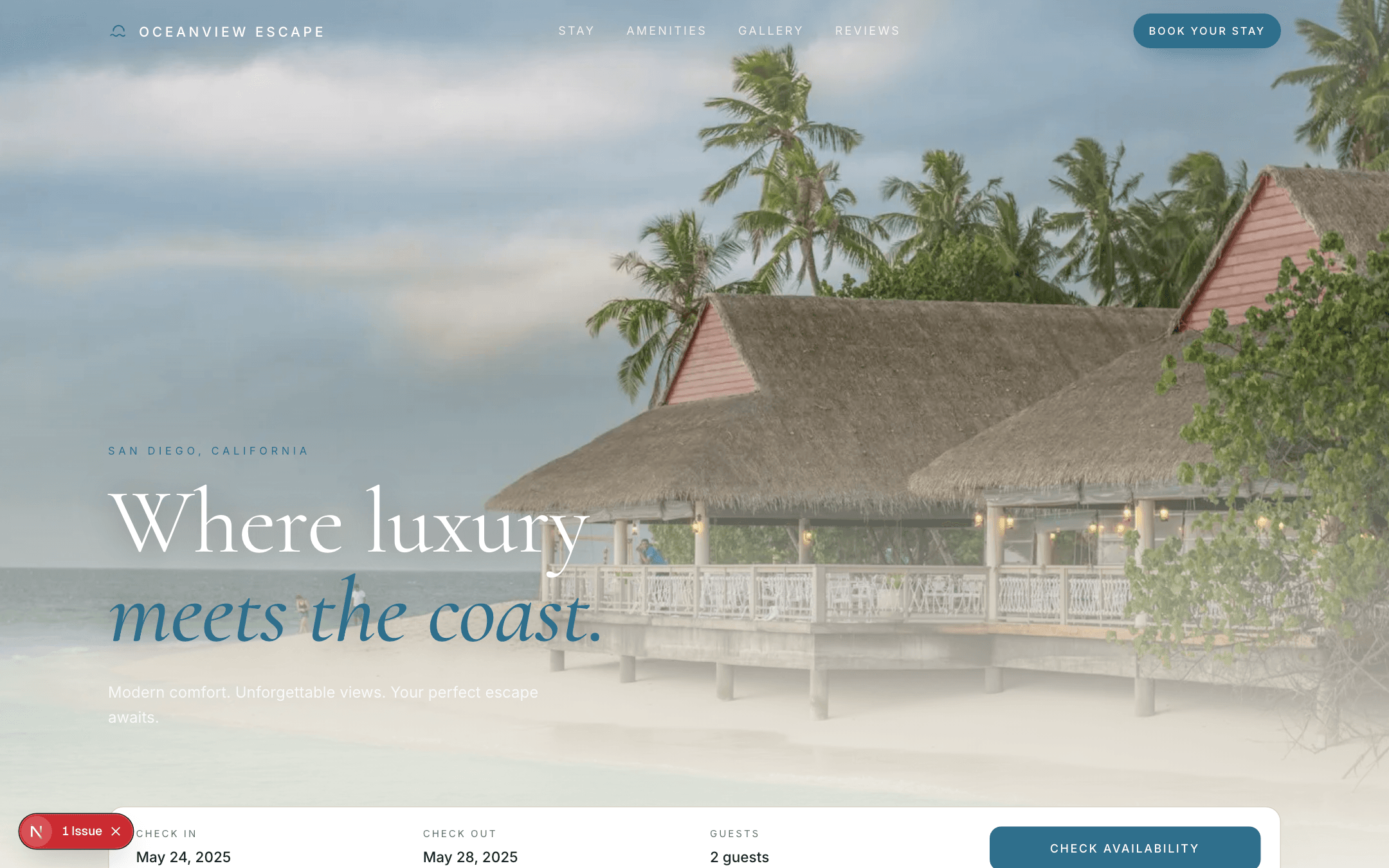 Oceanview Escape — a Perch site